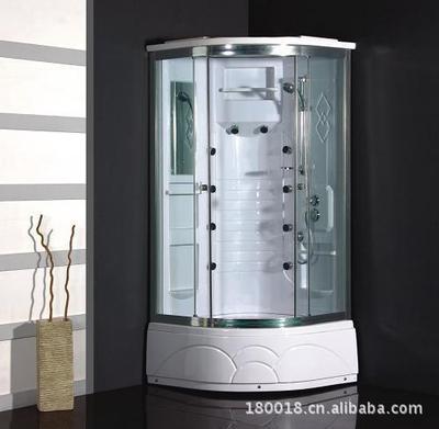 杭州和丰洁具厂 YH2001-9白色扇形整体淋浴房，简约美学与实用性的完美融合